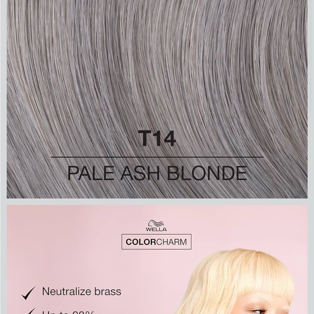 Wella Color Charm T14 Pale Ash Blonde Hair Color 6-Pack